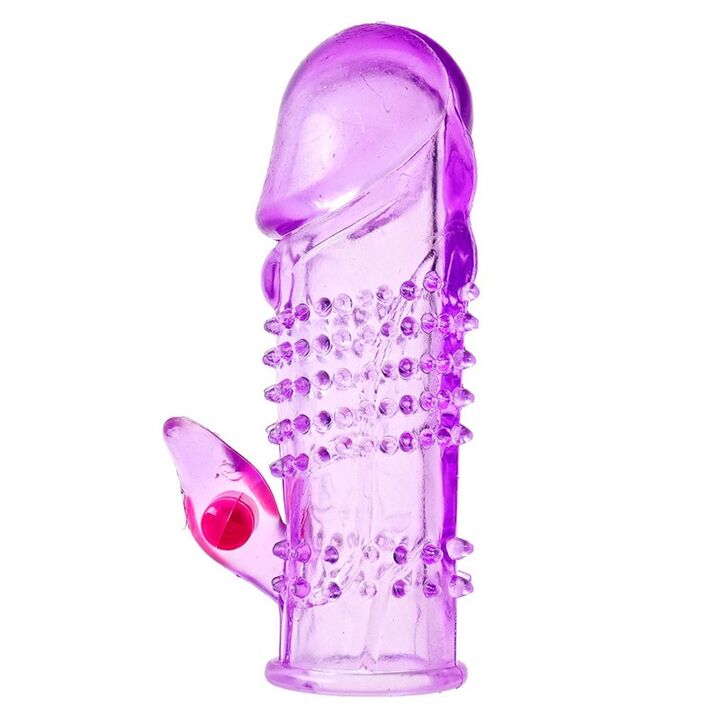 A member nozzle with clitoris stimulation