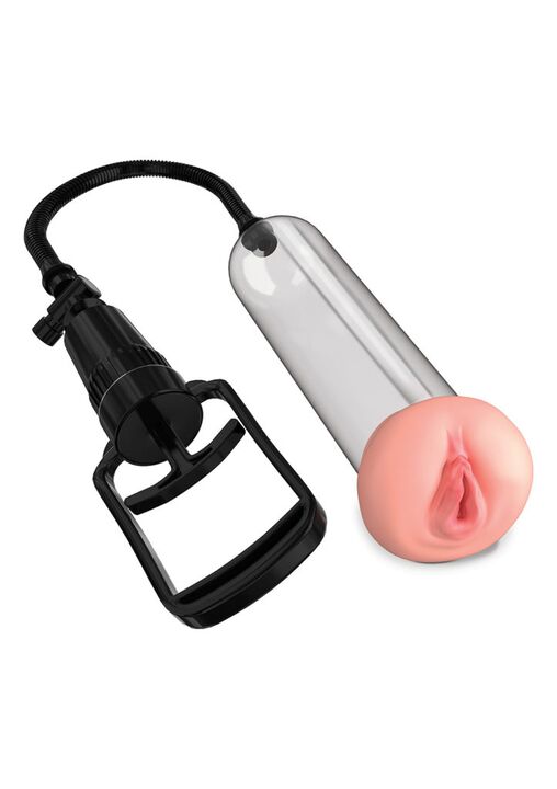Pump -Up with an nozzle of a female vagina