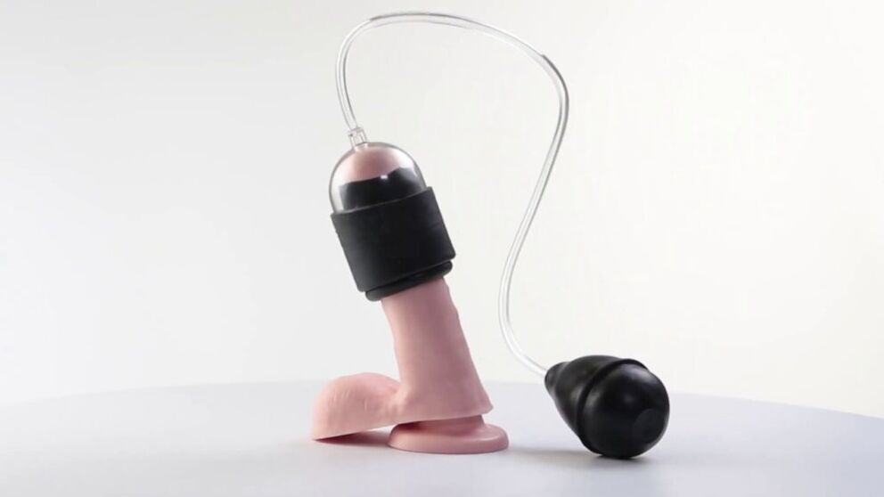Pump for a member garment