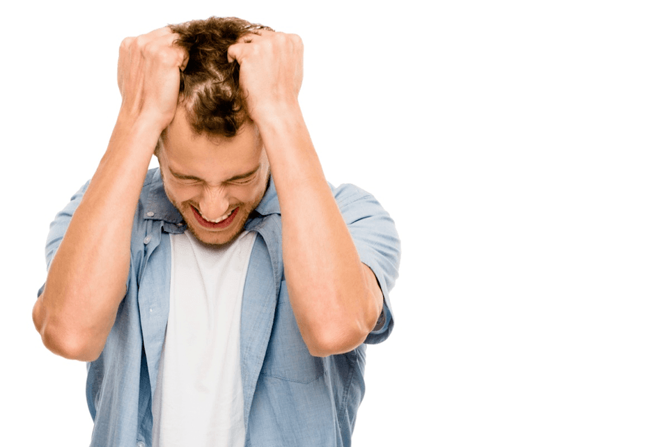 a man is angry because of his small penis, how to enlarge it with a nozzle